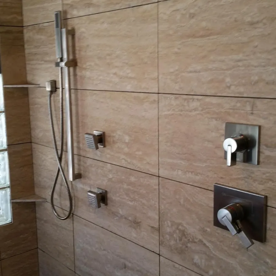 Shower fixture installation for Frozen Pipe Repair in Texas